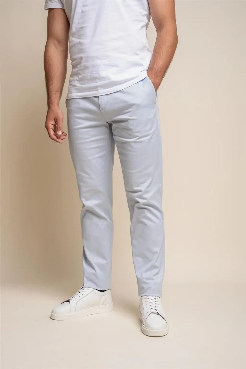 Cavani Men's Dakota Arctic Chino Pants - Comfortable Stretch Slim Fit Casual Trousers for Work, Office & Outdoor Activities