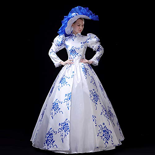 Victorian Rococo Dress for Women - Elegant Maiden Costume Inspired by 18th Century Fashion | Perfect for Renaissance Fairs, Cosplay, and Themed Parties