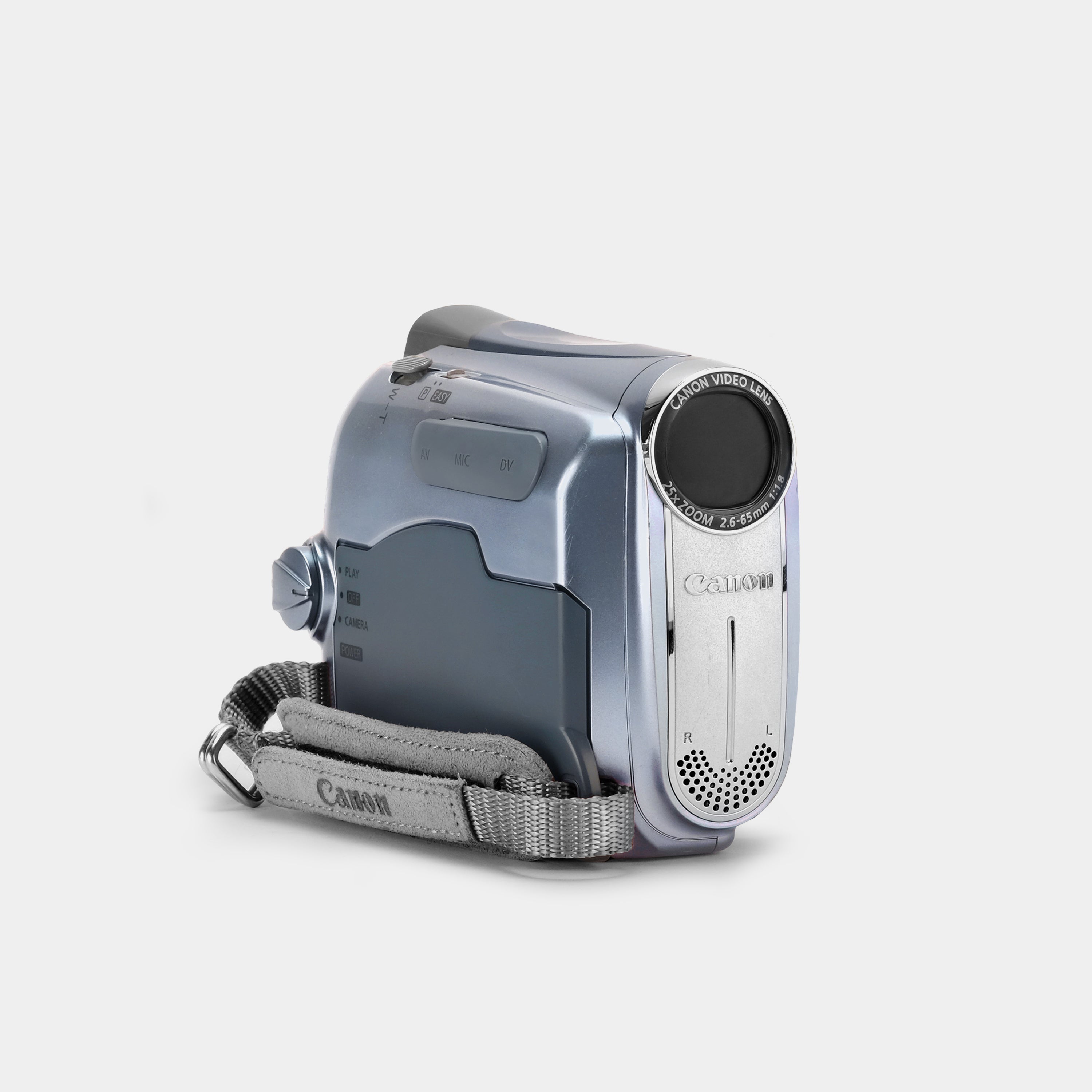 Canon ZR500 HD Digital Video Camcorder with 50x Optical Zoom - Portable Blue Camcorder for Vlogging, Travel & Family Events Recording