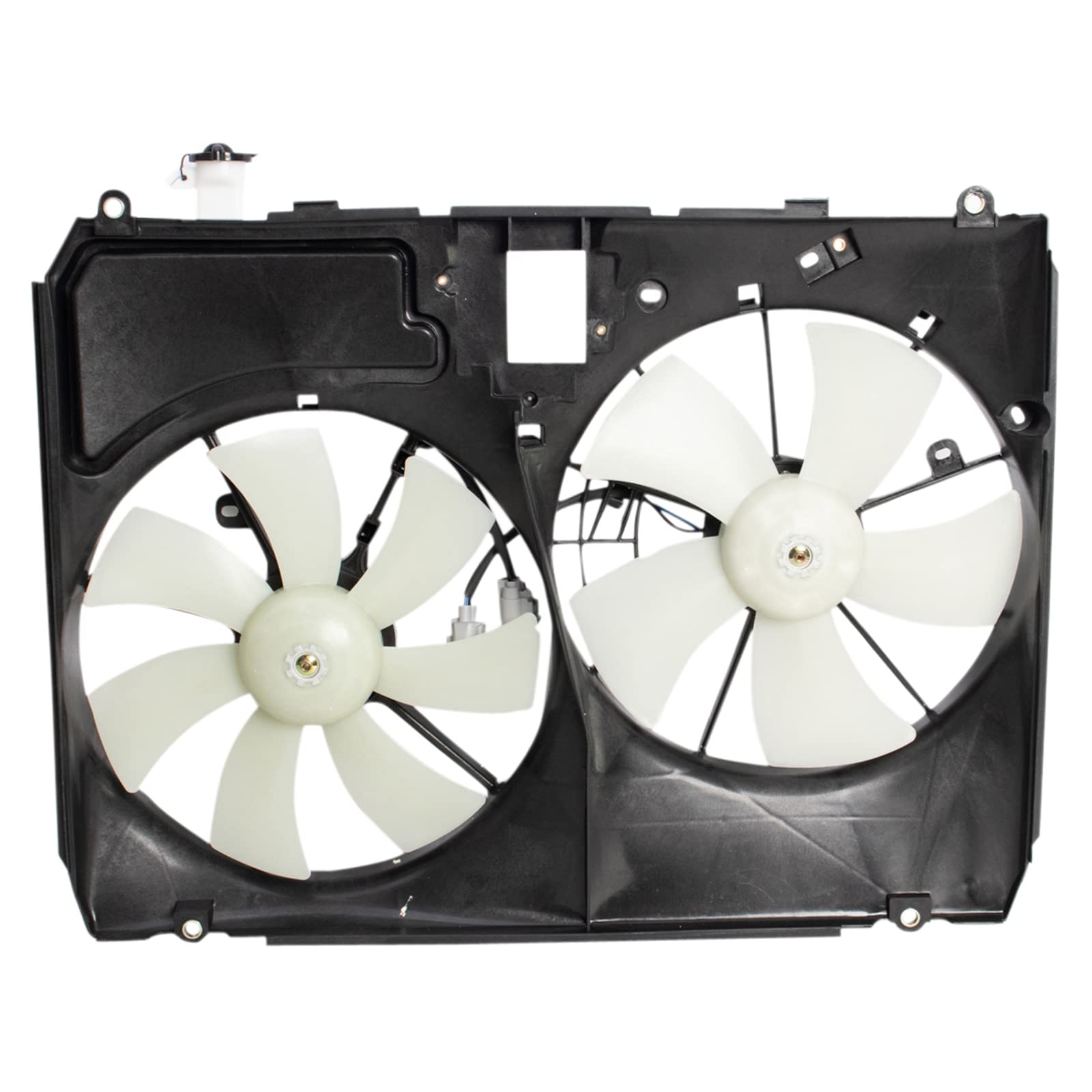 TRQ Radiator Dual Cooling Fan Assembly Compatible with 2004-2005 Toyota Sienna 3.3L V6 - TO3115135 - High Performance Cooling System for Overheating Prevention & Engine Protection