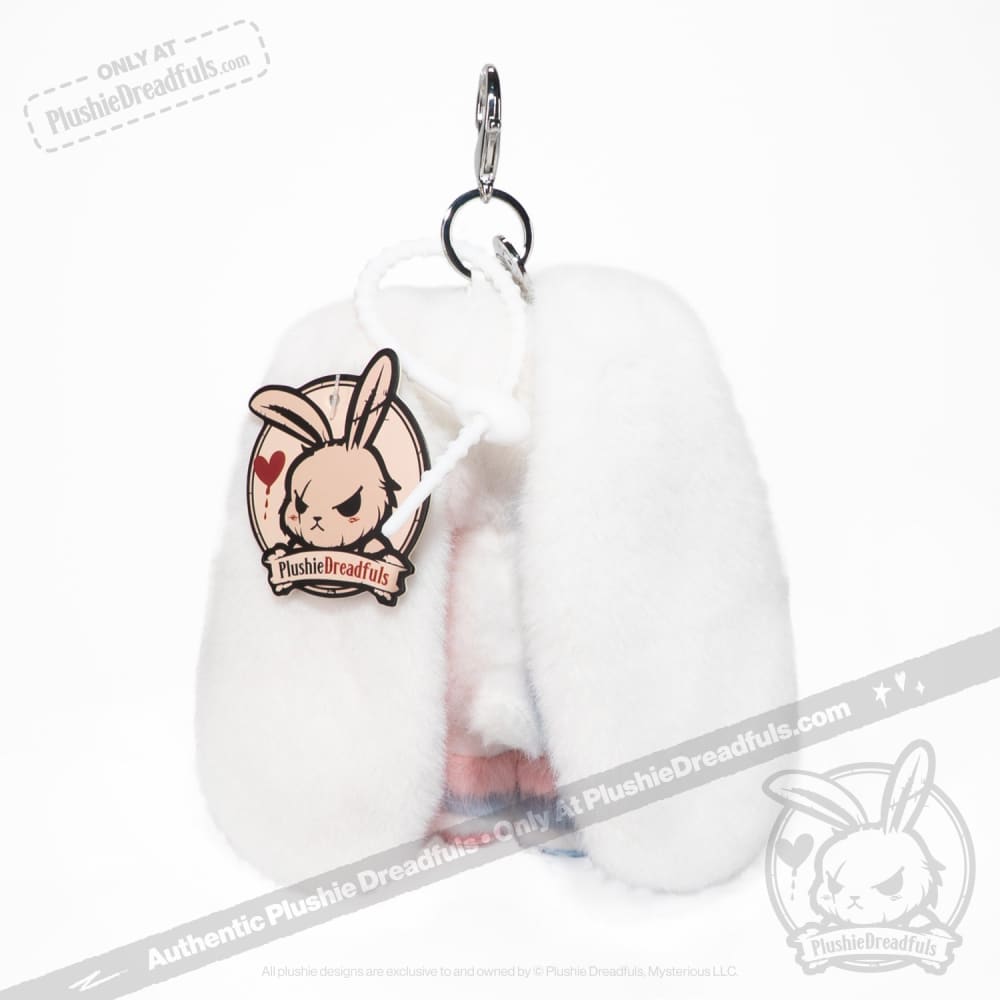 Plushie Dreadfuls Gender Dysphoria Rabbit Plush Keychain - Soft Stuffed Animal Toy for Mental Health Awareness, LGBTQ+ Support & Emotional Comfort | Perfect for Backpacks, Gifts & Therapy