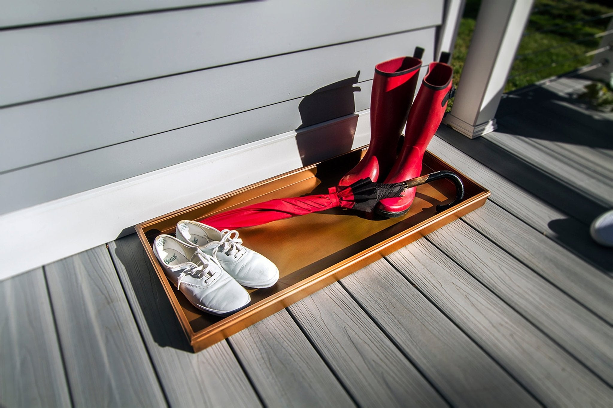 Durable Non-Slip Boot Tray for Entryway, Mudroom & Garage - Waterproof Shoe Mat for Wet & Dirty Shoes - Perfect for Home, Office & Outdoor Use