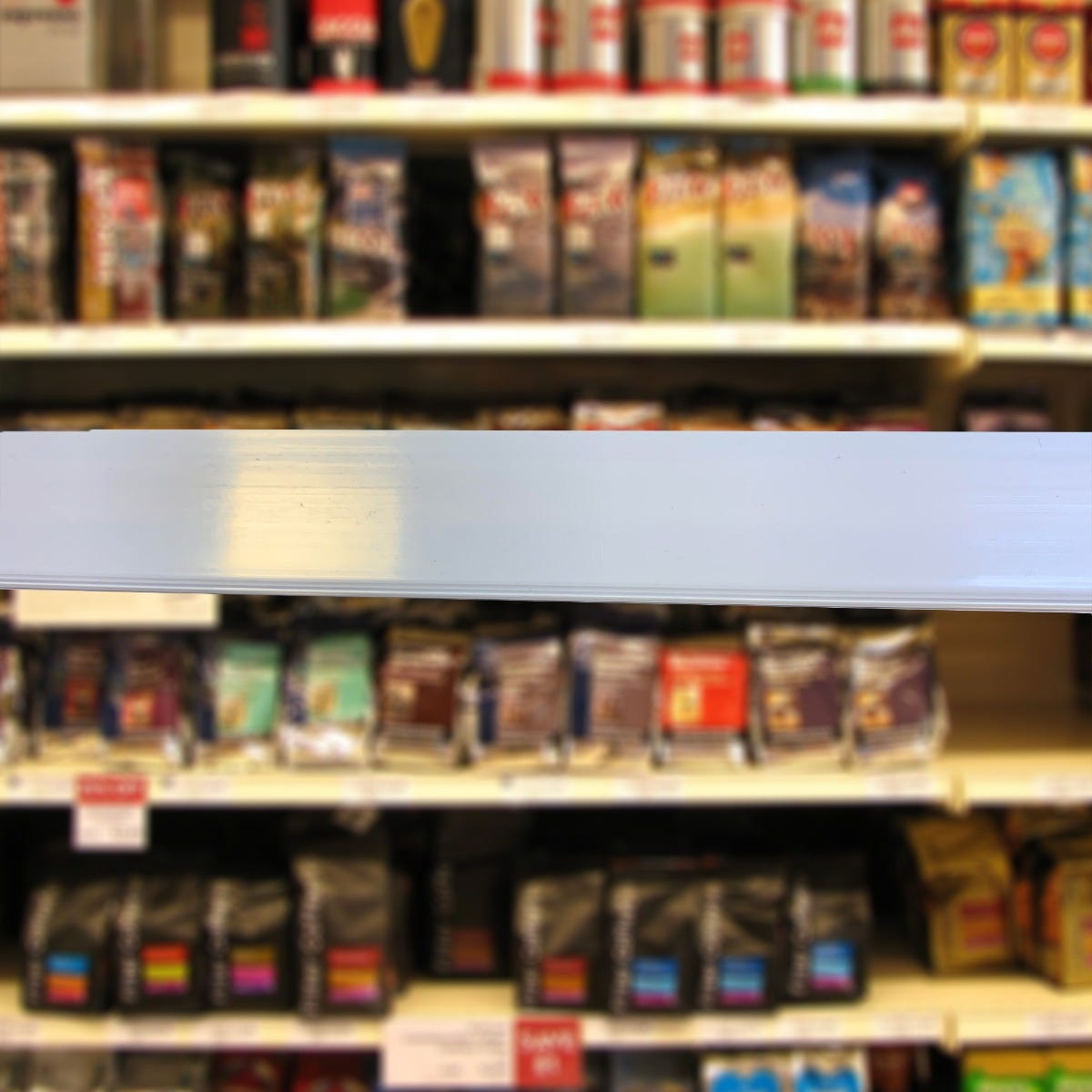 Self Adhesive Pricing Strips - Durable Label Holders for Retail Shelves & Displays - Perfect for Supermarkets, Warehouses, and Stores