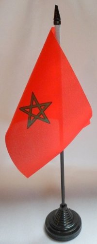 Moroccan Flag Desk Table Top Decoration - Mini Country Flag for Office, Home, or Classroom Decor | Perfect for International Events, Cultural Displays & Patriotic Celebrations