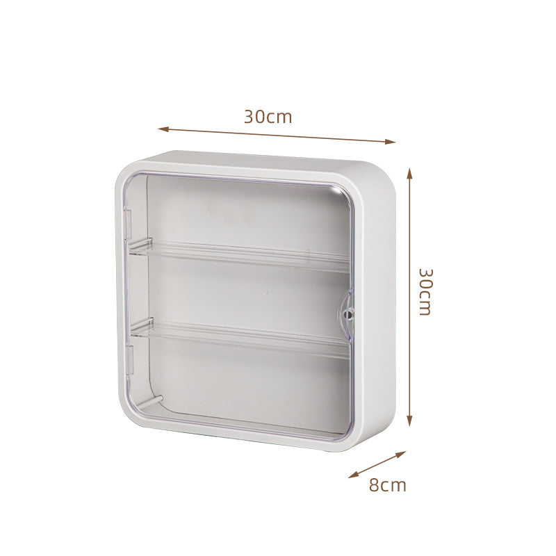 POP MART Modern Wall Mounted Display Case - Acrylic Collectible Storage Bin for Toys & Figures - Perfect for Bedroom, Office, and Living Room Decor