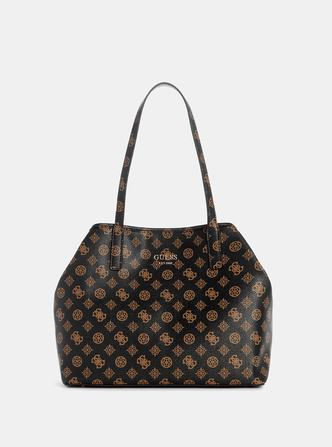 Stylish Brown Logo Vikky 2-in-1 Convertible Tote Bag & Backpack - Perfect for Work, Travel & Daily Commute