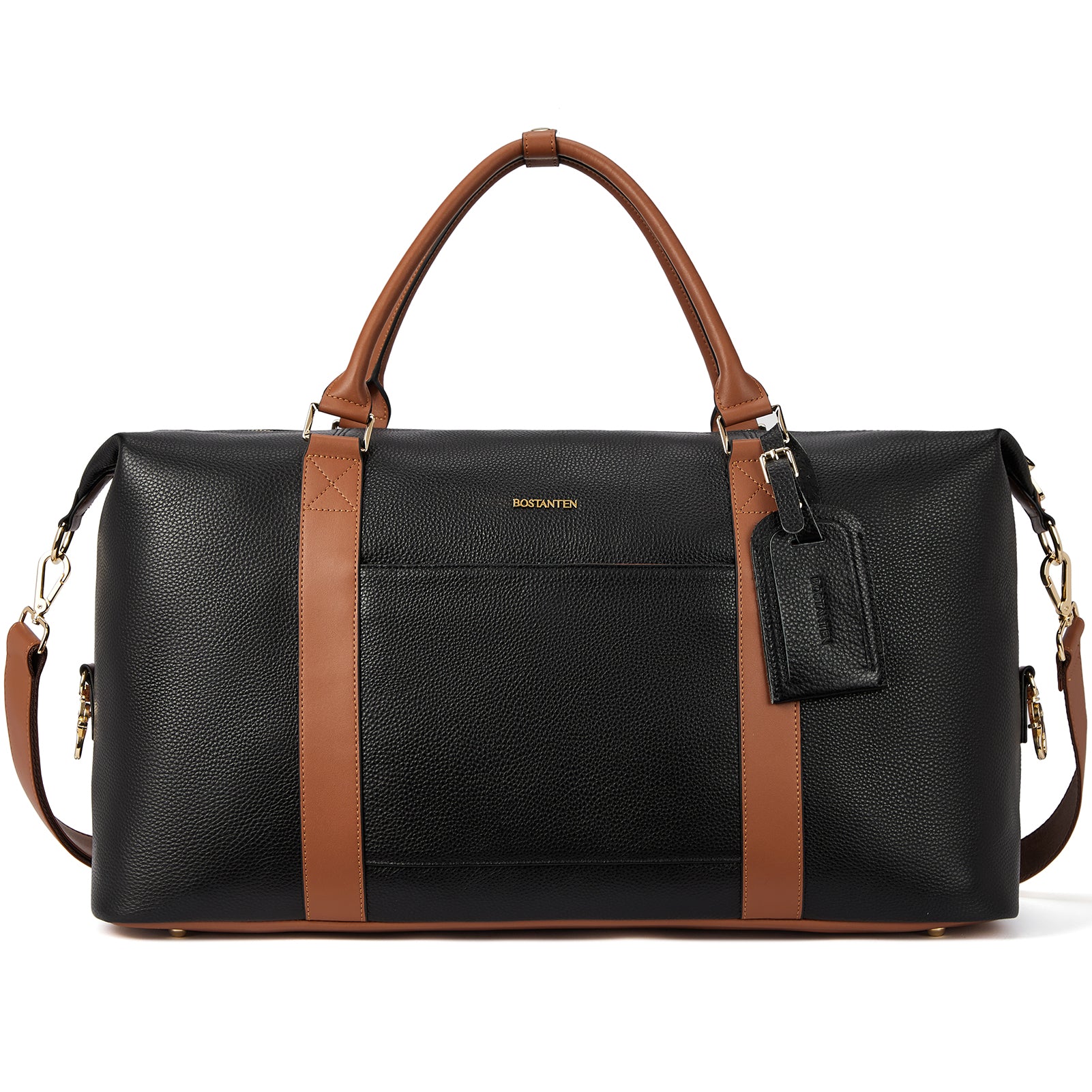 Premium Judea Travel Duffle Bag - Full Grain Italian Leather Carry-On for Business & Weekend Trips - Flight Friendly Luggage for Men & Women