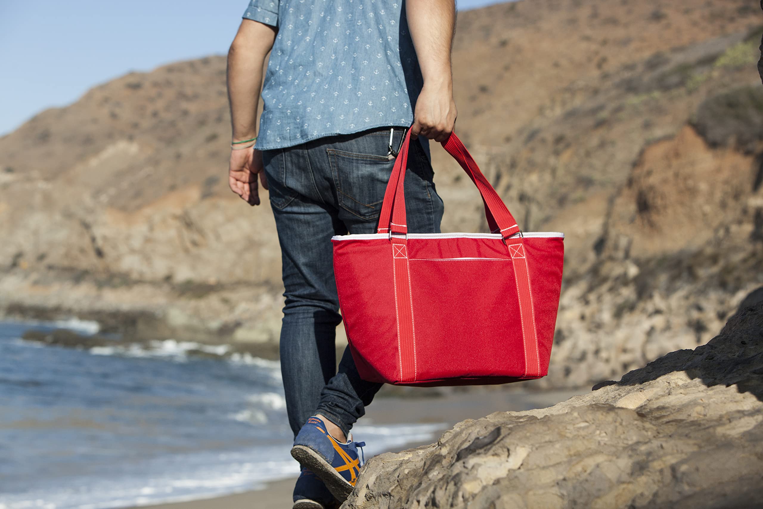 NHL Topanga Insulated Cooler Bag - Soft Tote Cooler for Picnics, Beach, Camping & Outdoor Activities - Leakproof & Lightweight
