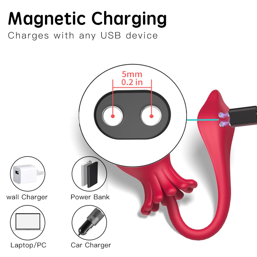 5mm Magnetic USB DC Charger Cable - 2.7ft Replacement Charging Cord for Rechargeable Toys, Electric Toothbrushes & Facial Cleansers | Fast Charging, Secure Connection | Perfect for Home, Travel & Daily Use