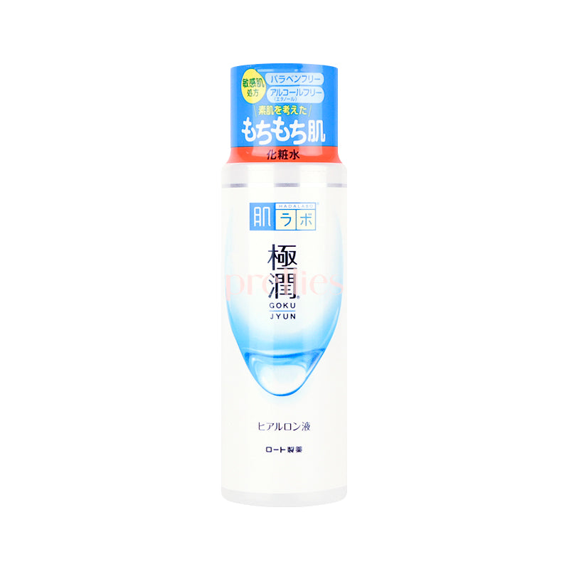 Hada Labo Gokujyun Hyaluronic Acid Moisturizing Toner Lotion 170ml - Hydrating Facial Essence for Dry & Sensitive Skin | Daily Skincare Routine & Makeup Prep