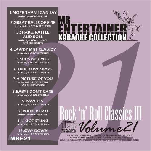 Rock n Roll Classics 3 - Vintage Music Album Collection for Vinyl & CD Lovers | Perfect for Home Listening, Parties & Gifts