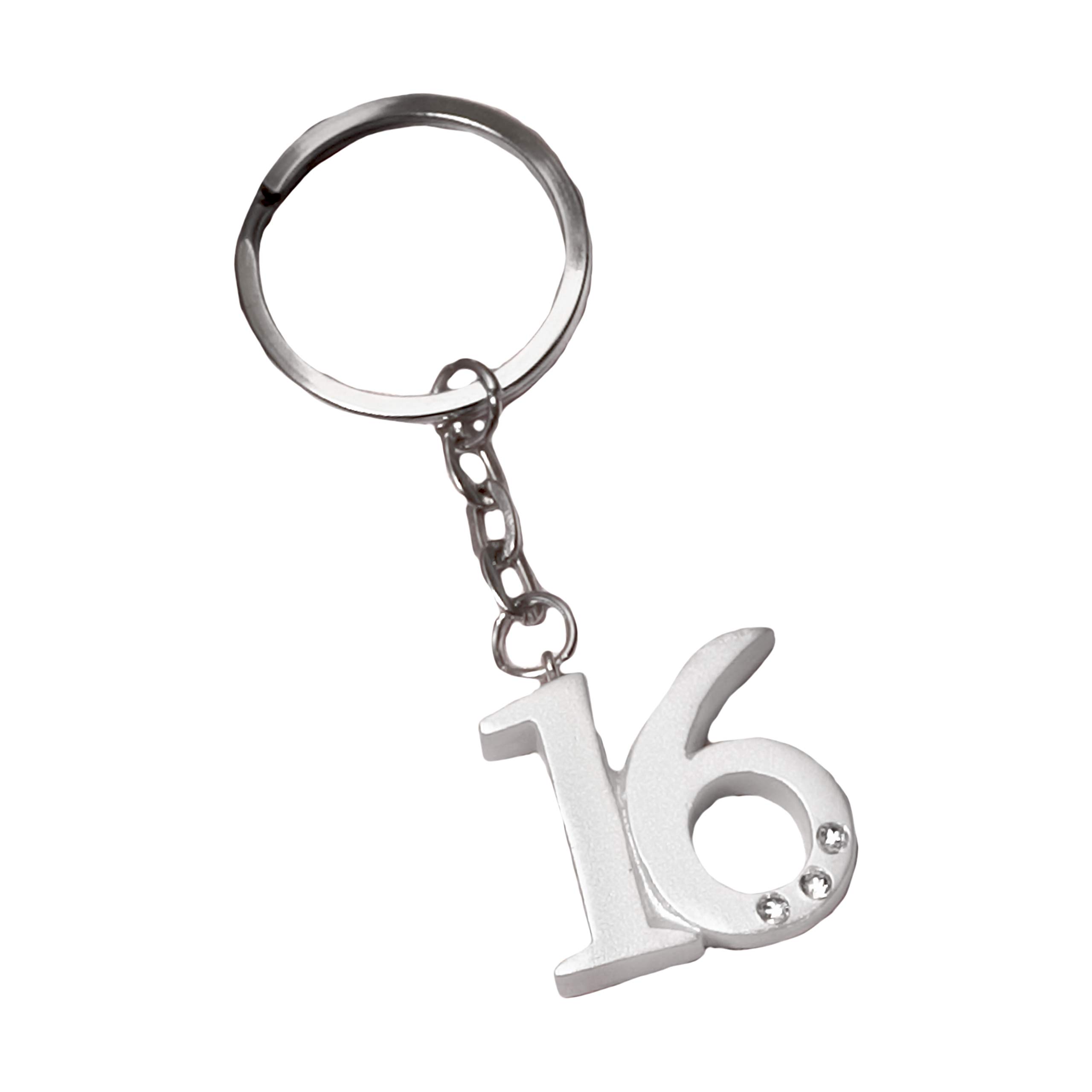 Sweet 16 Keychain - Birthday Gift for Girls & Teens