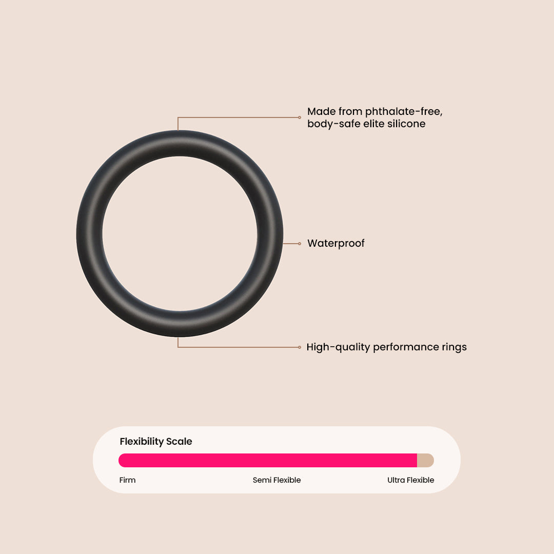 Premium Fantasy C Ringz - Extra Wide Silicone Cock Rings for Men | Comfortable & Durable Stretchy Penis Rings for Enhanced Pleasure & Performance | Perfect for Couples Play, Solo Use & BDSM Accessories