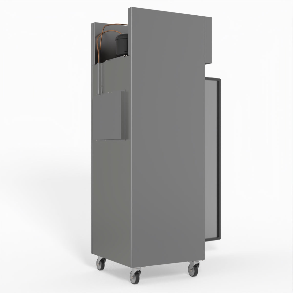429L Stainless Steel Upright Single Door Refrigerator - Commercial Kitchen, Restaurant, Bar & Home Use