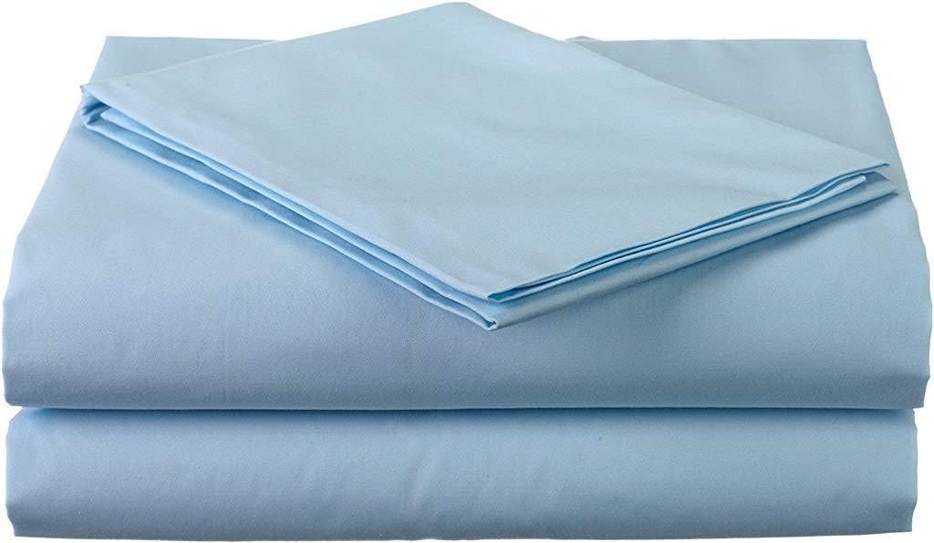 600 Thread Count 4-Piece Deep Pocket Cotton Bed Sheet Set - Fits Mattress Up to 14