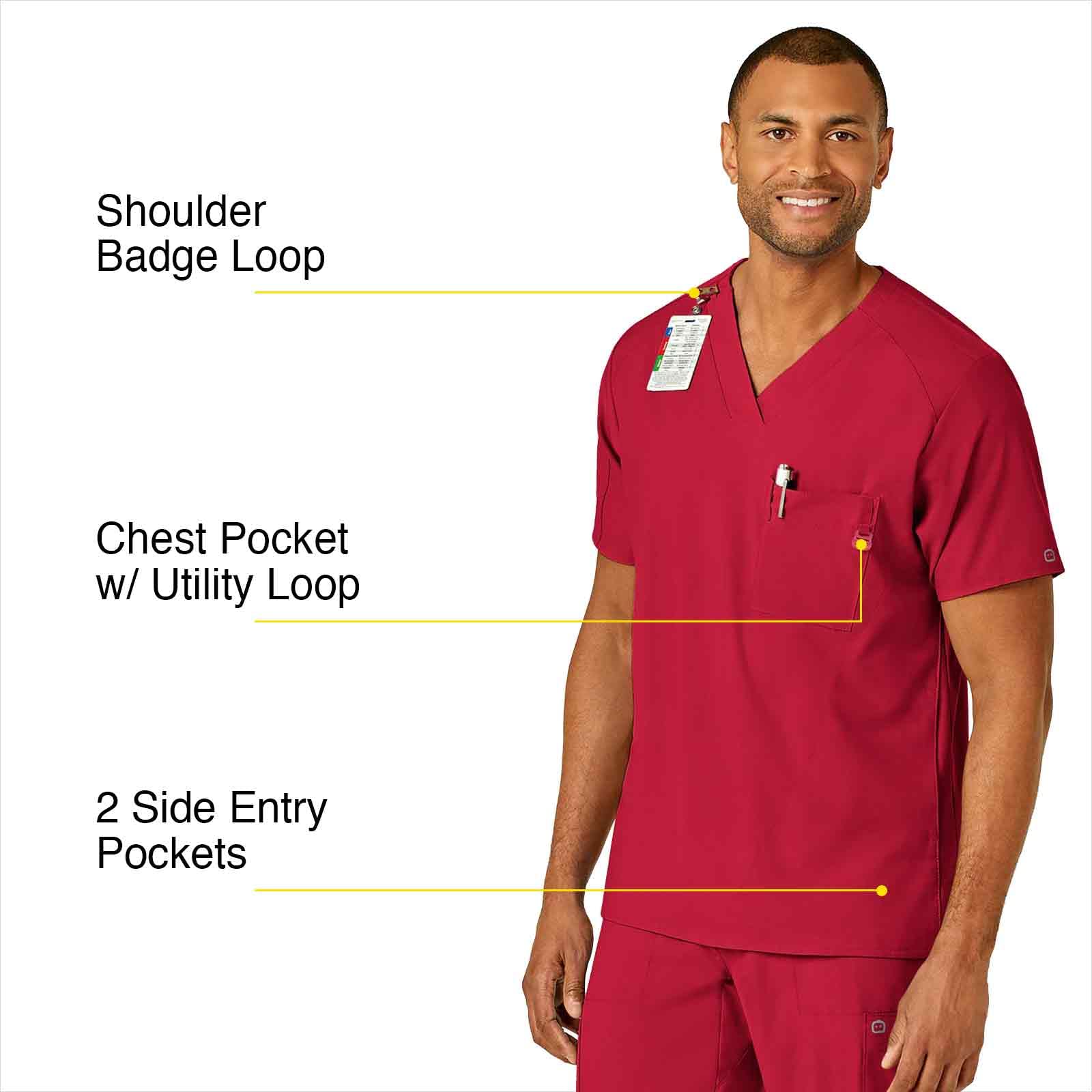 Carhartt Men's V-Neck T-Shirt - Comfortable Cotton Workwear for Construction, Outdoor & Casual Wear | Durable Short Sleeve Tee for Men