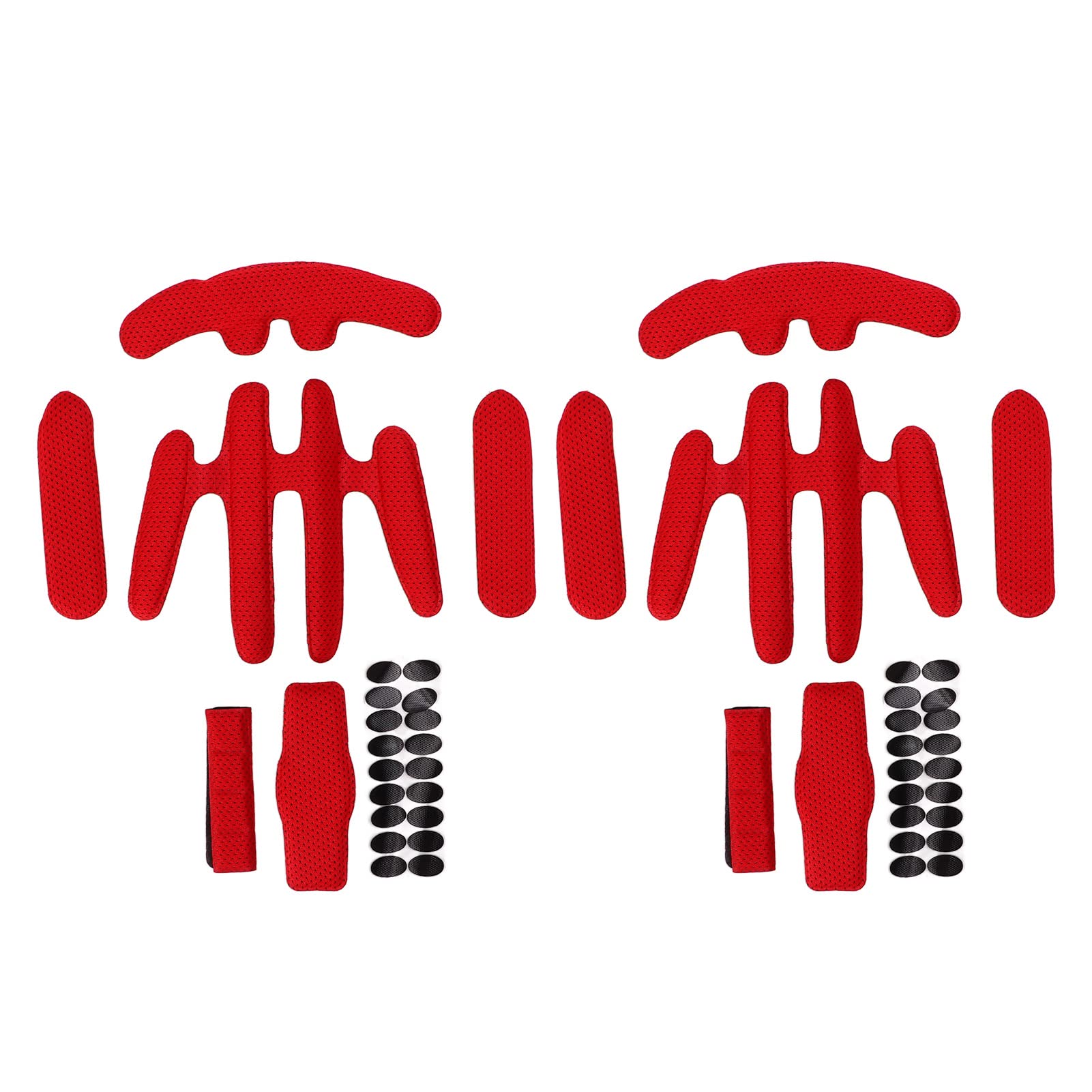 Alomejor Bike Helmet Padding Kit - Replacement Foam Pads with Hook & Loop Lining for Electric & Mountain Bikes - Comfortable & Adjustable Fit for Cycling, Commuting & Outdoor Sports