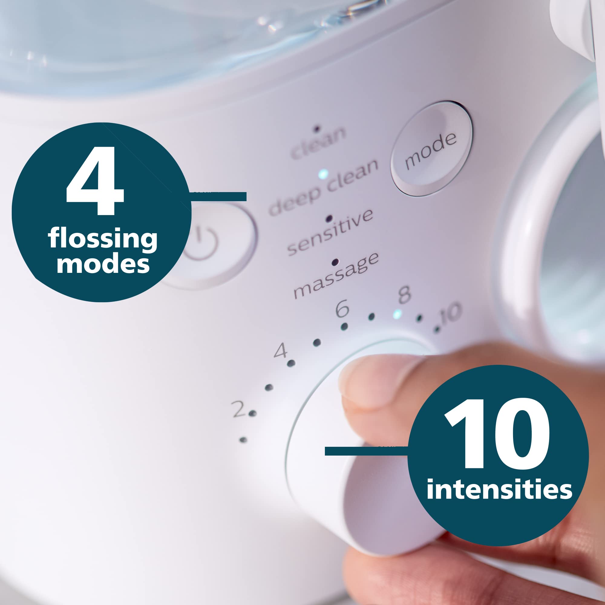Philips Sonicare Power Flosser & Toothbrush System 7000 (HX3921/40) - Electric Toothbrush with Smart Sensor & Water Flosser for Deep Cleaning - Perfect for Home & Travel Oral Care Routine