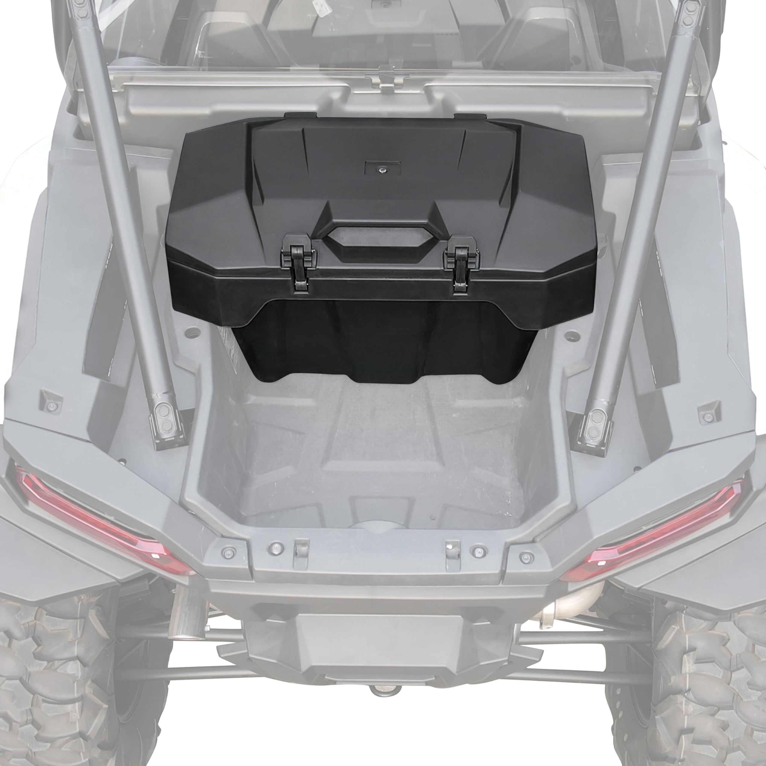 82QT Waterproof Cargo Box for Polaris RZR XP 1000 2024-2025 Models | Rear Bed Storage Bin for RZR XP 1000/XP 4 1000 Sport/Premium/Ultimate | Replacement Part #2889611 | Perfect for Off-Roading, Camping & Outdoor Adventures