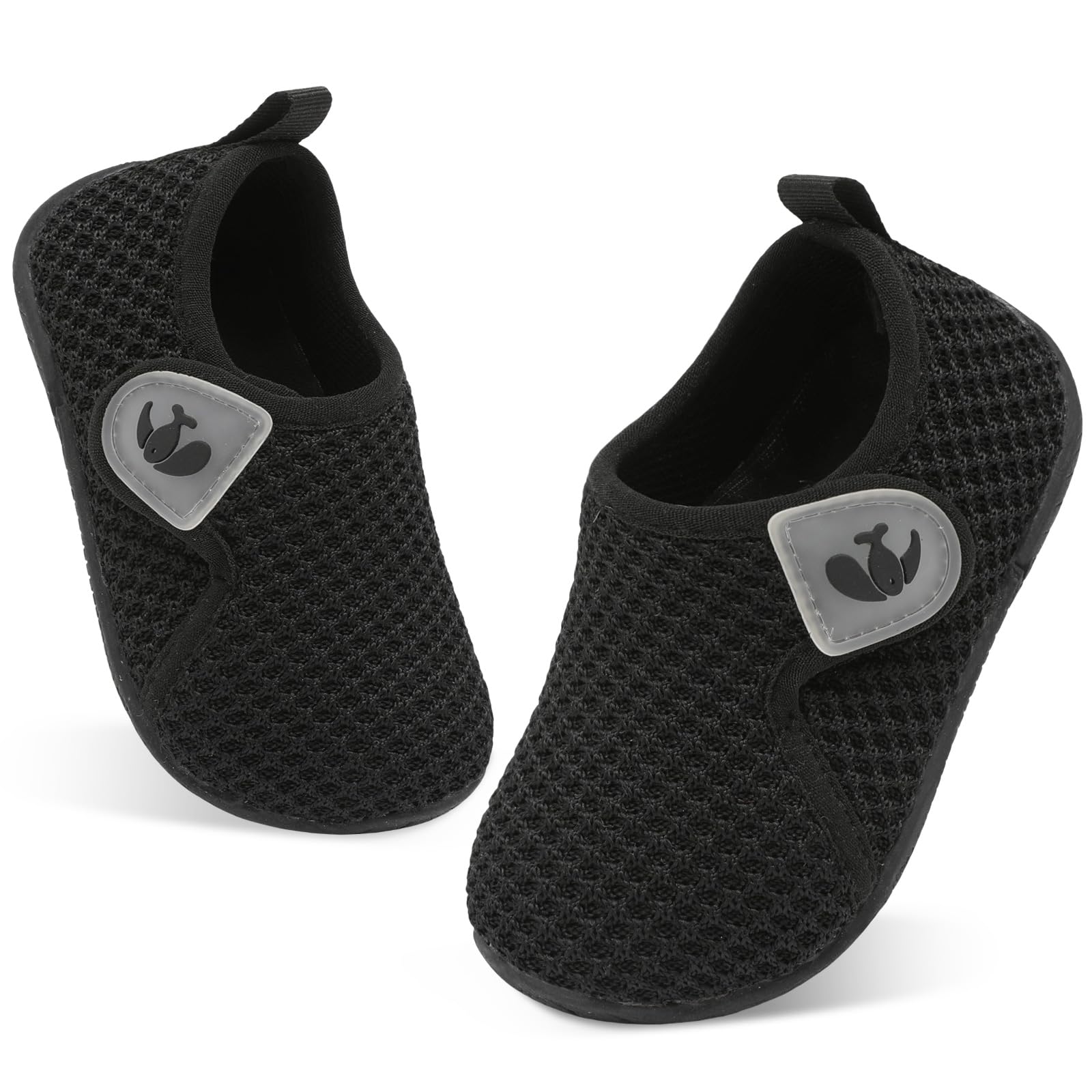 FEETCITY Toddler Walking Shoes - Slip On Boys Girls Sneakers for Kids, Lightweight Barefoot Sports Shoes for School & Casual Wear - Perfect for Playground, Running & Daily Activities