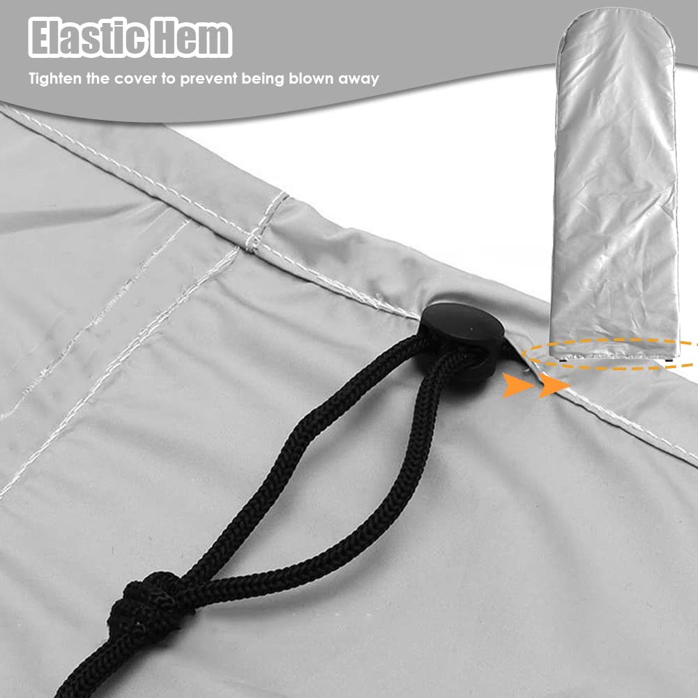 Waterproof Folding Ladder Cover with Drawstring - UV Protection for Outdoor & Garden Storage