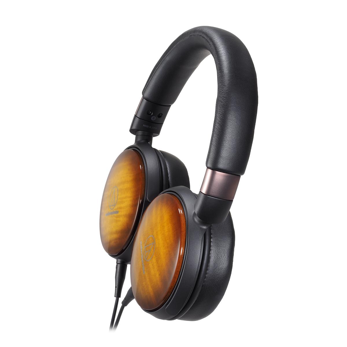 Audio Technica ATH-WP900 Premium Over-Ear Headphones with Wooden Housing - Hi-Fi Sound for Music Lovers, Audiophiles & Studio Use