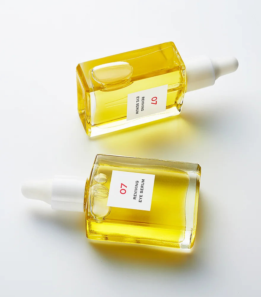 07 Reviving Eye Serum for Dark Circles & Wrinkles - Anti-Aging Eye Treatment for Puffiness & Fine Lines - Perfect for Nighttime Skincare Routine & Daily Use