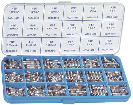 0034.9856 Fuse Kit - 15pcs x 18 Types FSF Series Automotive Fuses for Car, Truck, Boat & RV Electrical Systems - Perfect for Vehicle Maintenance & Emergency Repairs