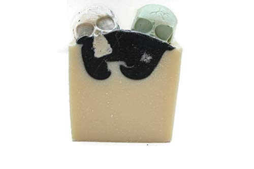 Handmade Vegan Skull Soap for Halloween - 4oz Organic, Cruelty-Free, Natural Ingredients - Perfect for Gifts, Party Favors & Spooky Decor