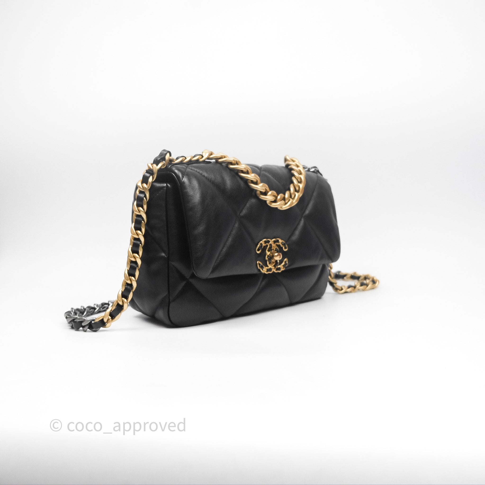 Chanel 19 Small Handbag Black Mixed Hardware - Luxury Designer Crossbody Bag for Women | Perfect for Evening Out, Date Night & Special Occasions