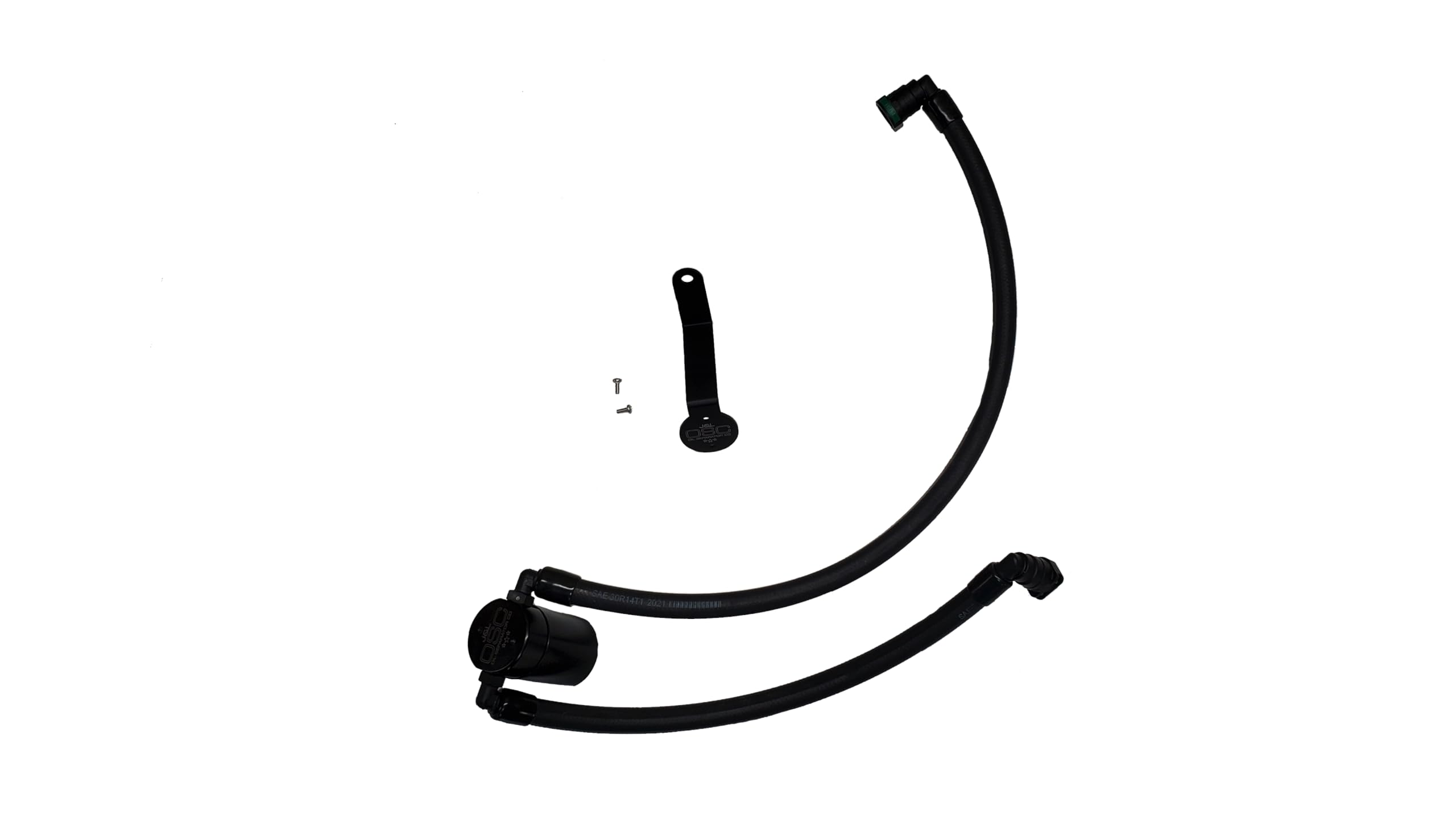 J&L Oil Separator 3.0 3091P - Compatible with 2024-2025 Ford Mustang GT 5.0L V8 Engine (3091P-B) | High Performance Oil Catch Can for Improved Engine Protection & Reduced Carbon Buildup | Perfect for Track Days & Performance Driving