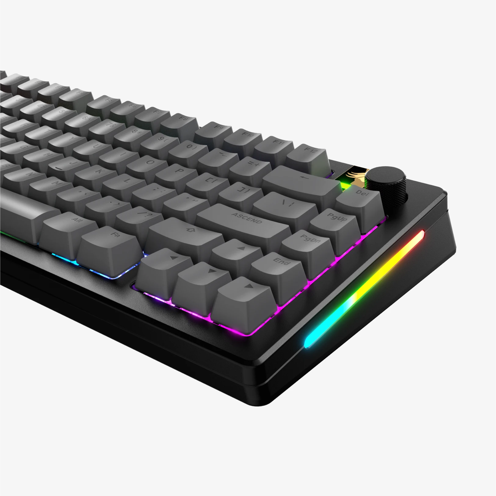 GPBT Armor Grey Keycaps - PBT Dye-Sub Keycap Set for Mechanical Keyboards (Cherry MX Compatible) | Perfect for Gaming, Typing & Office Work