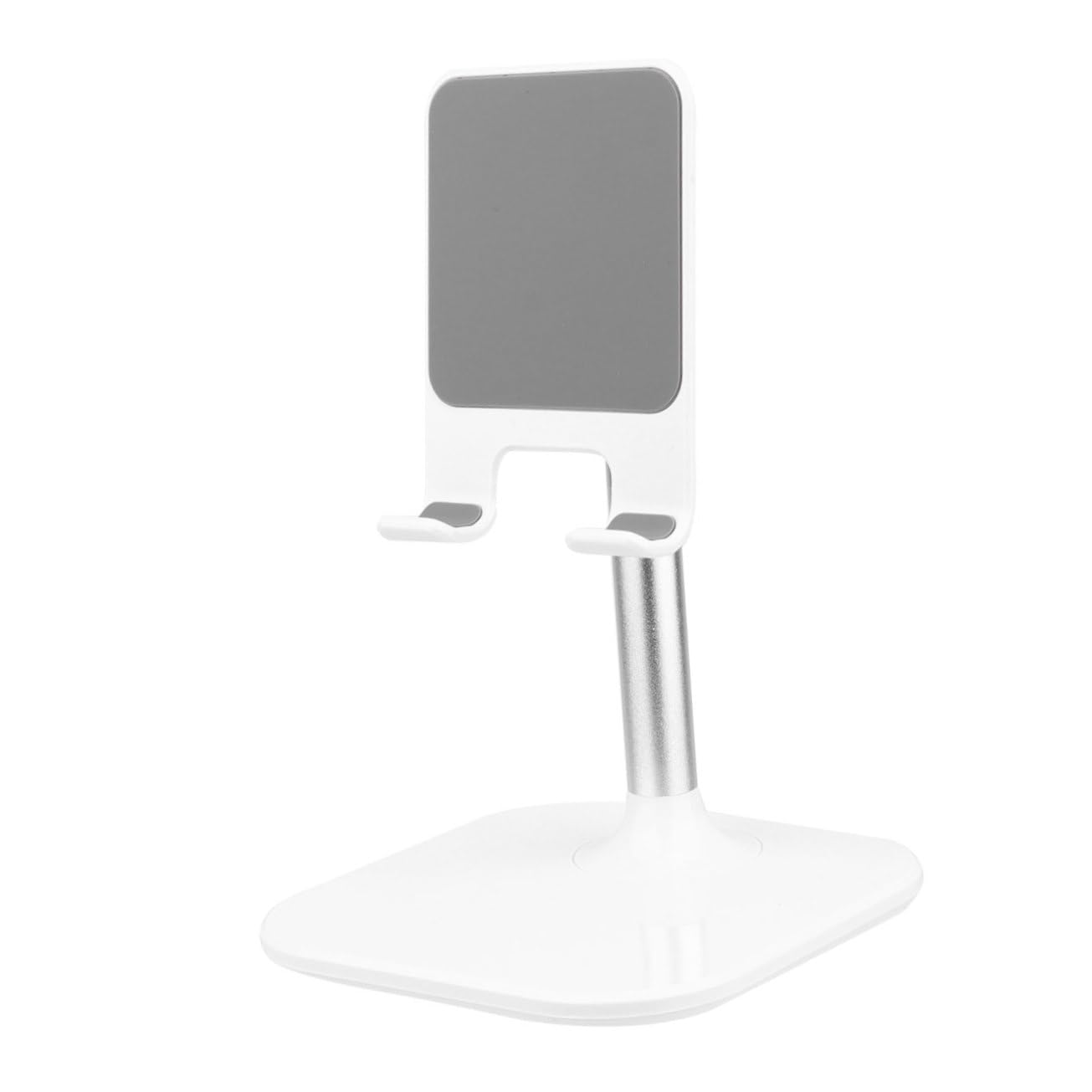 Universal Adjustable Phone and Tablet Stand Holder - 2 Pack, White - Perfect for Desk, Bed, Kitchen, and Office Use with Smartphones & Tablets