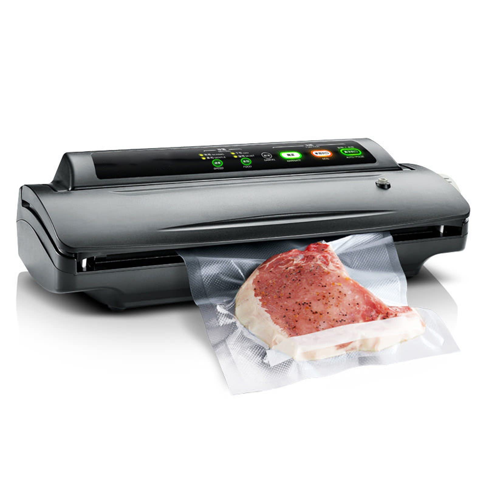 Automatic Vacuum Food Sealer Machine for Home Use | Electric Food Preservation System with Bag Sealing Function | Perfect for Meal Prep, Sous Vide & Long-Term Food Storage