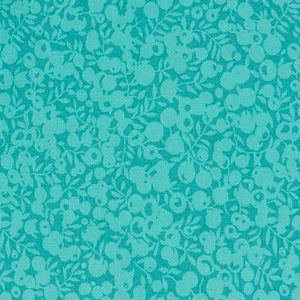 Liberty of London Wiltshire Shadow Collection Pool Blue 6544A Floral Fabric - Perfect for Home Decor, Upholstery & DIY Sewing Projects