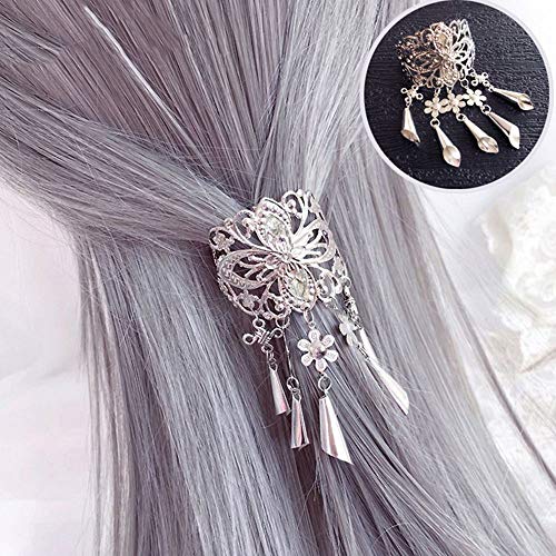 Retro Alloy Crystal Hair Clip for Women - Party & Wedding Accessory