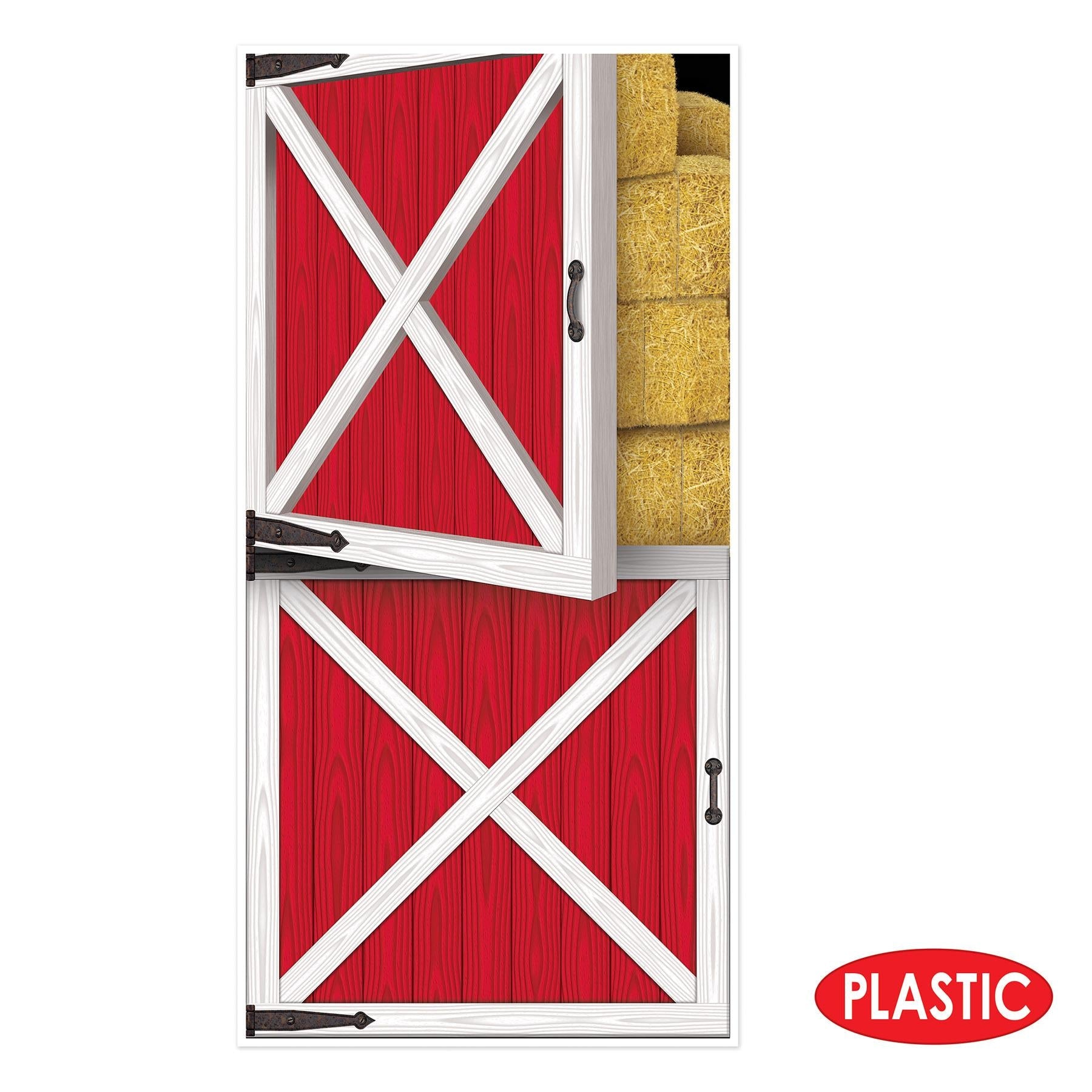 12 Pack Beistle Barn Party Door Covers - Farm Animal Theme Party Decorations for Birthday, Baby Shower, Halloween - Perfect for Indoor & Outdoor Events