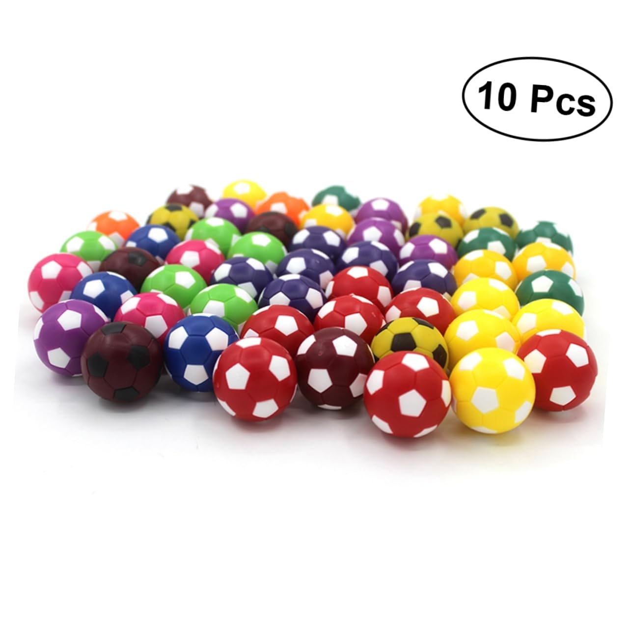 BESPORTBLE 10-Piece Mini Table Football Set - Kids Desktop Soccer Game Toy for Boys & Girls - Perfect for Home, Office, and Classroom Fun