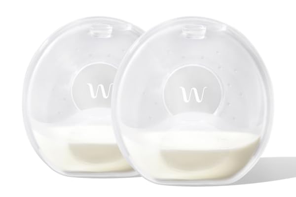 Willow Wearable Breast Milk Collector Cups - 2 Pack, BPA-Free Food Safe Silicone Nursing Shells for Breastfeeding Moms, Comfortable Milk Catchers for Leak Protection & Sensitive Nipple Care | Perfect for Nursing, Pumping & On-the-Go Use