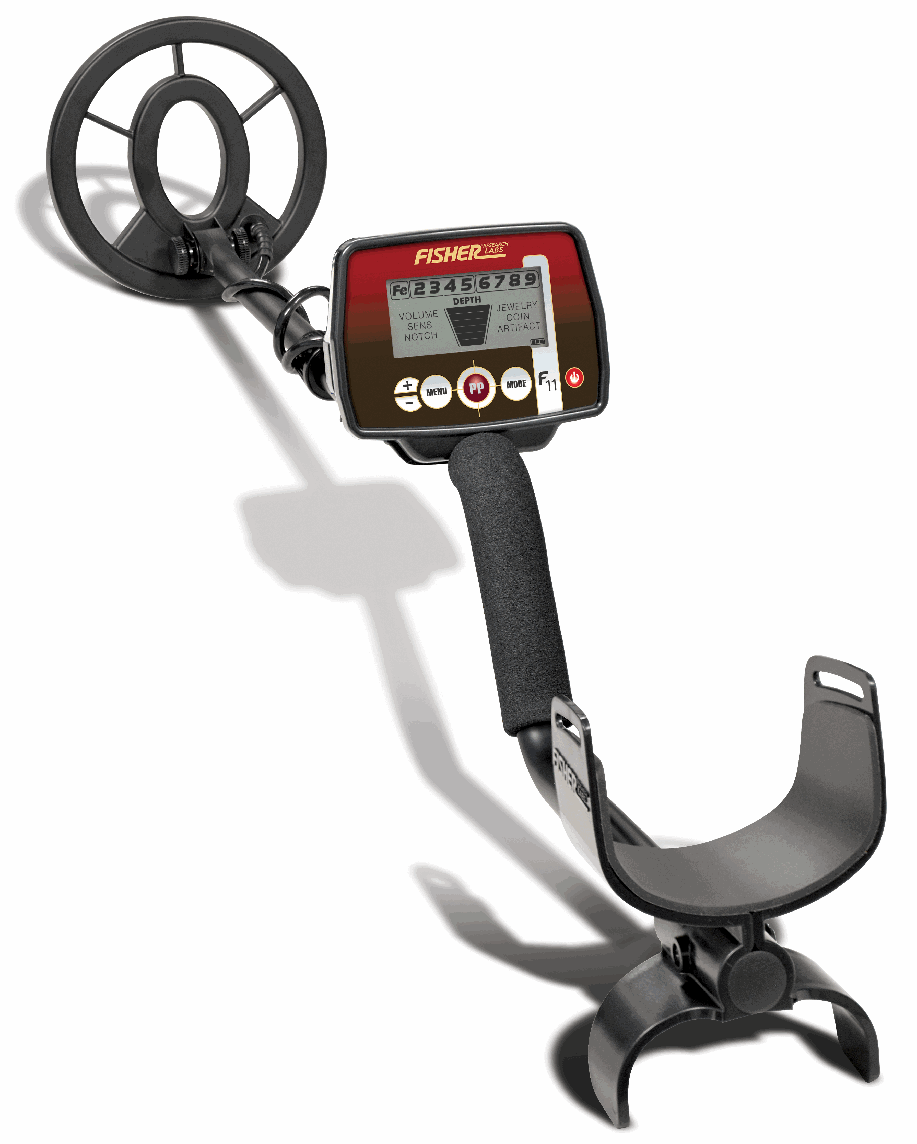 Fisher F11 Waterproof Metal Detector with 7