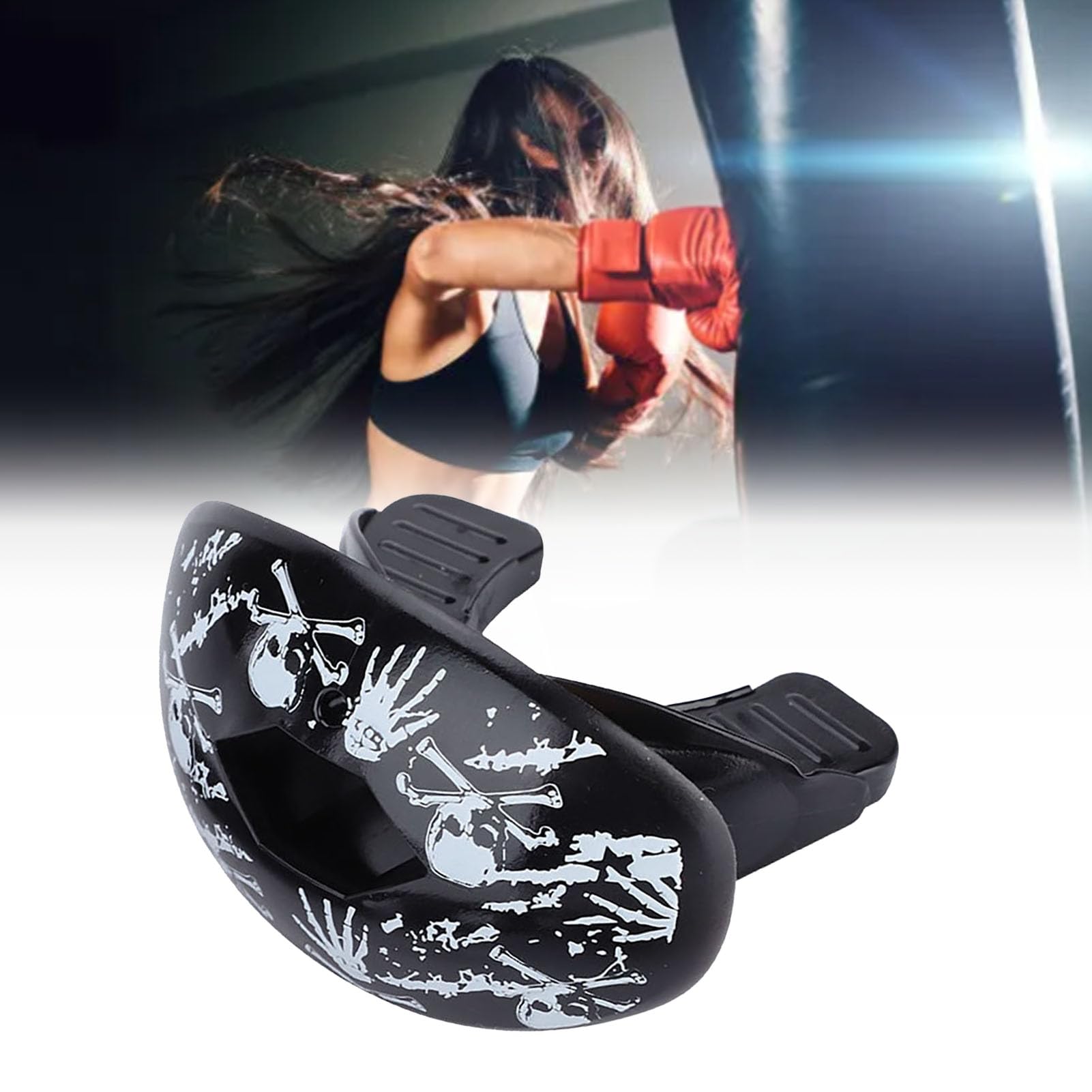 Best Sports Mouth Guard for Youth & Adults - FDA Approved TPR Mouthguard for Boxing, Soccer, Rugby - Teeth Protector for Contact Sports & Training