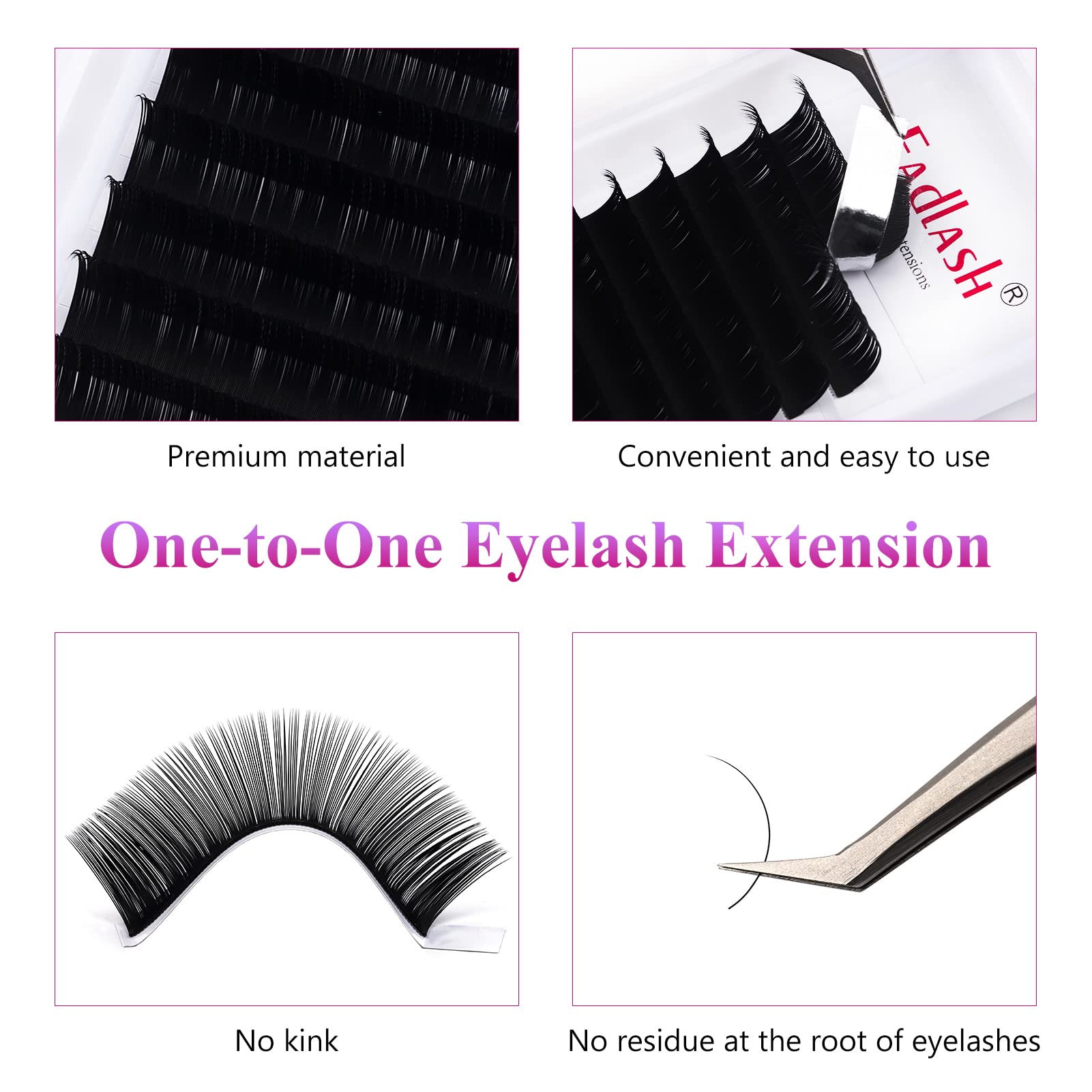 Premium 0.12mm Silk Classic Eyelash Extensions - 8-14mm C Curl, Natural Look Individual Lashes for Professional Salon & DIY Home Use - Perfect for Weddings, Parties & Daily Beauty Enhancement