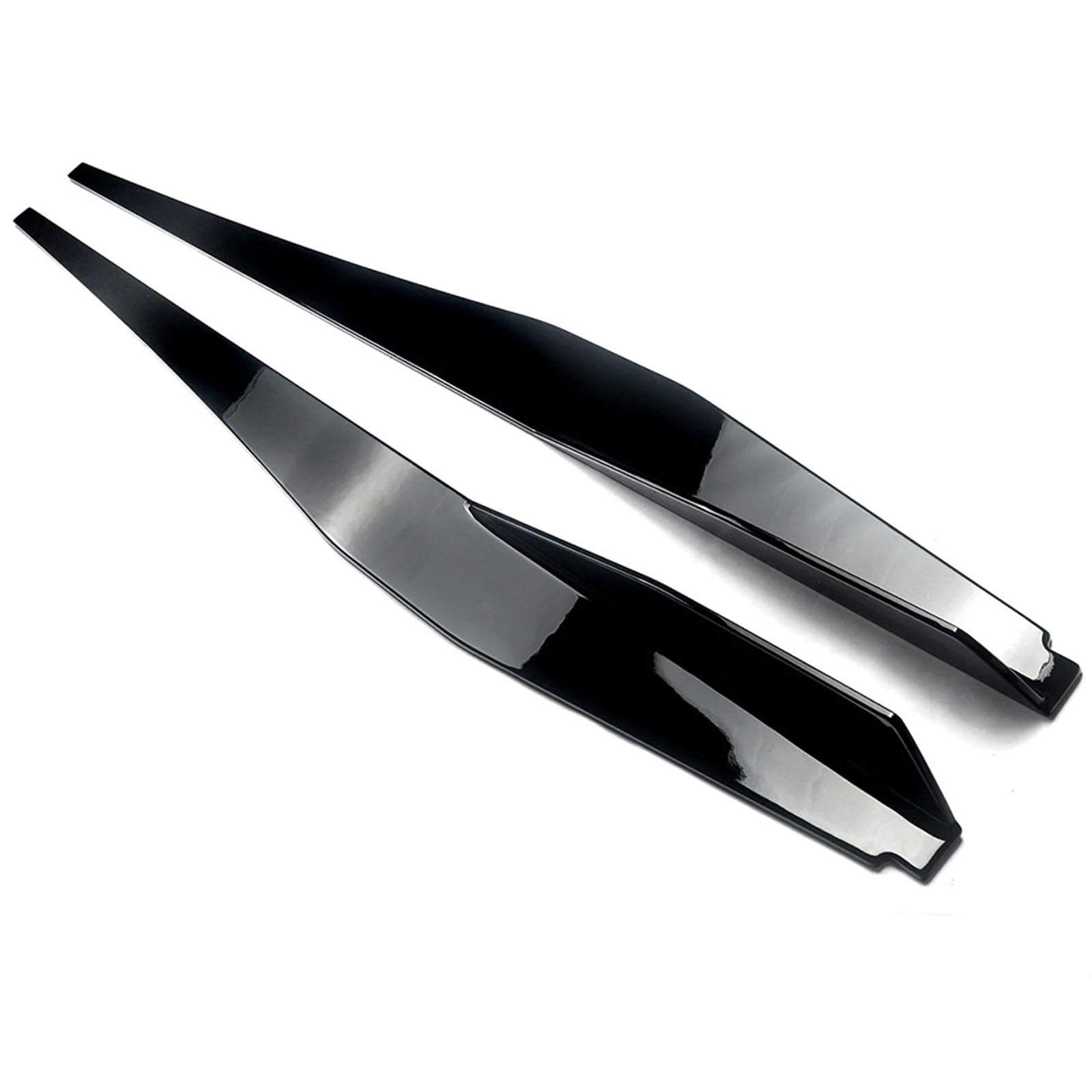 **Corvette C8 Side Skirt Rocker Panel & Exterior Splitter Wing - Gloss Black Body Accessories for Enhanced Aerodynamics & Style - Perfect for Racing & Car Shows**