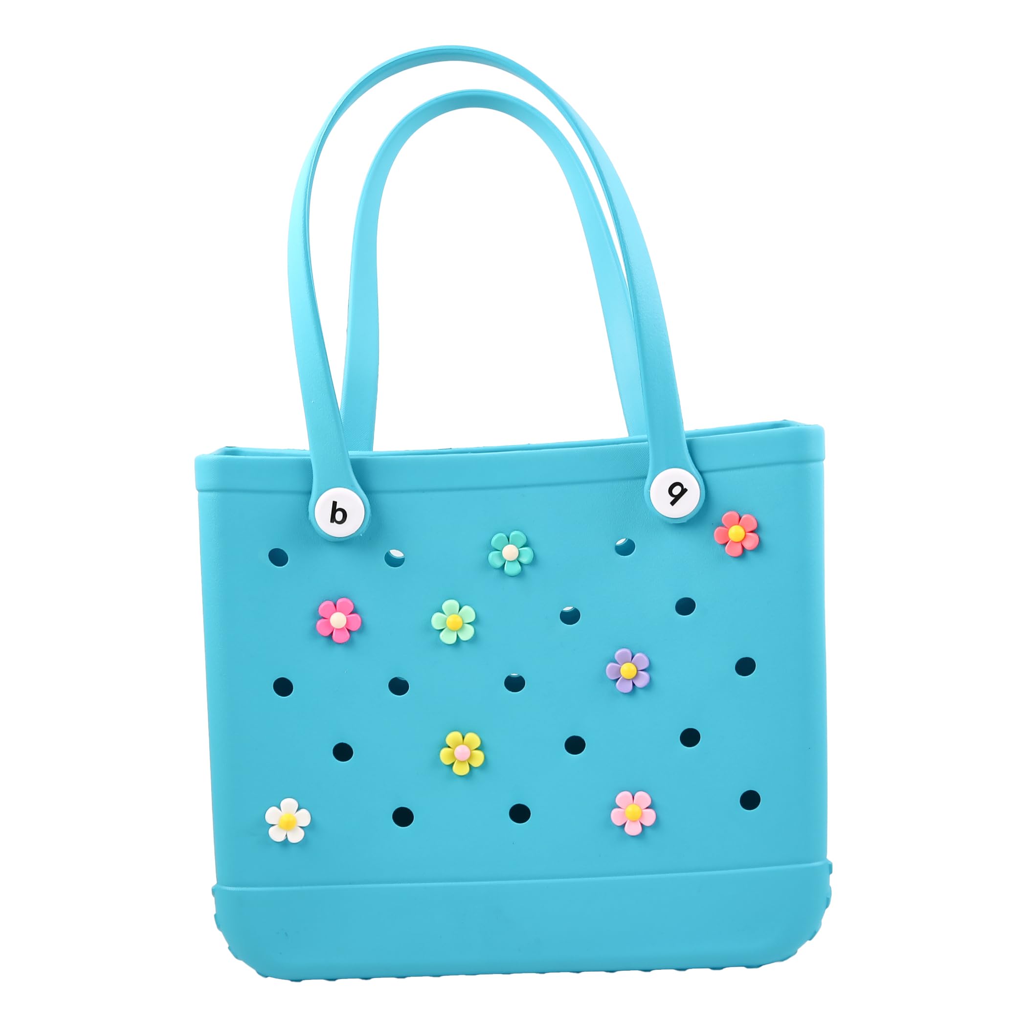 8 Pcs Flower Charms for Bogg Bags - Beach Tote Decor Accessories | DIY Customization for Summer Outings