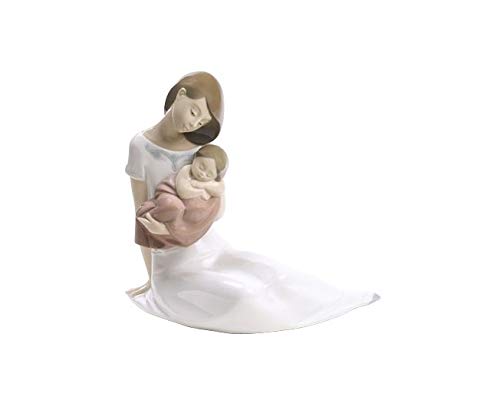 Lladro Porcelain Figurine - Special Edition 'Light of My Days' Mother with Baby Girl Sculpture | Nao Collection | Home Decor, Gift for Mother's Day, Baby Shower, Christmas Present