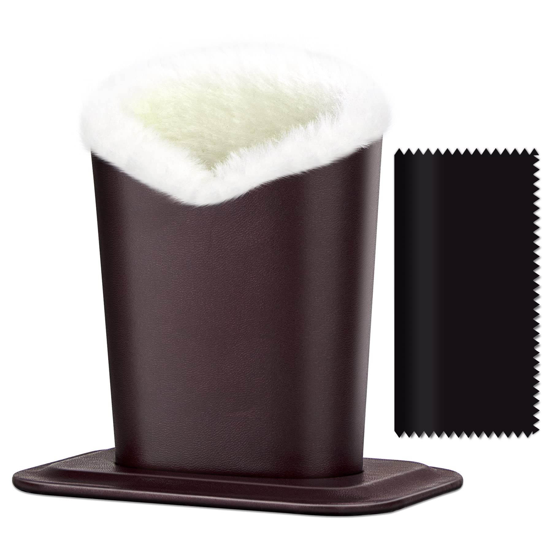 Soft Fluffy Eyeglasses & Sunglasses Holder Stand with Lining - Desk Organizer for Glasses Protection | Perfect for Office, Home, or Travel Use