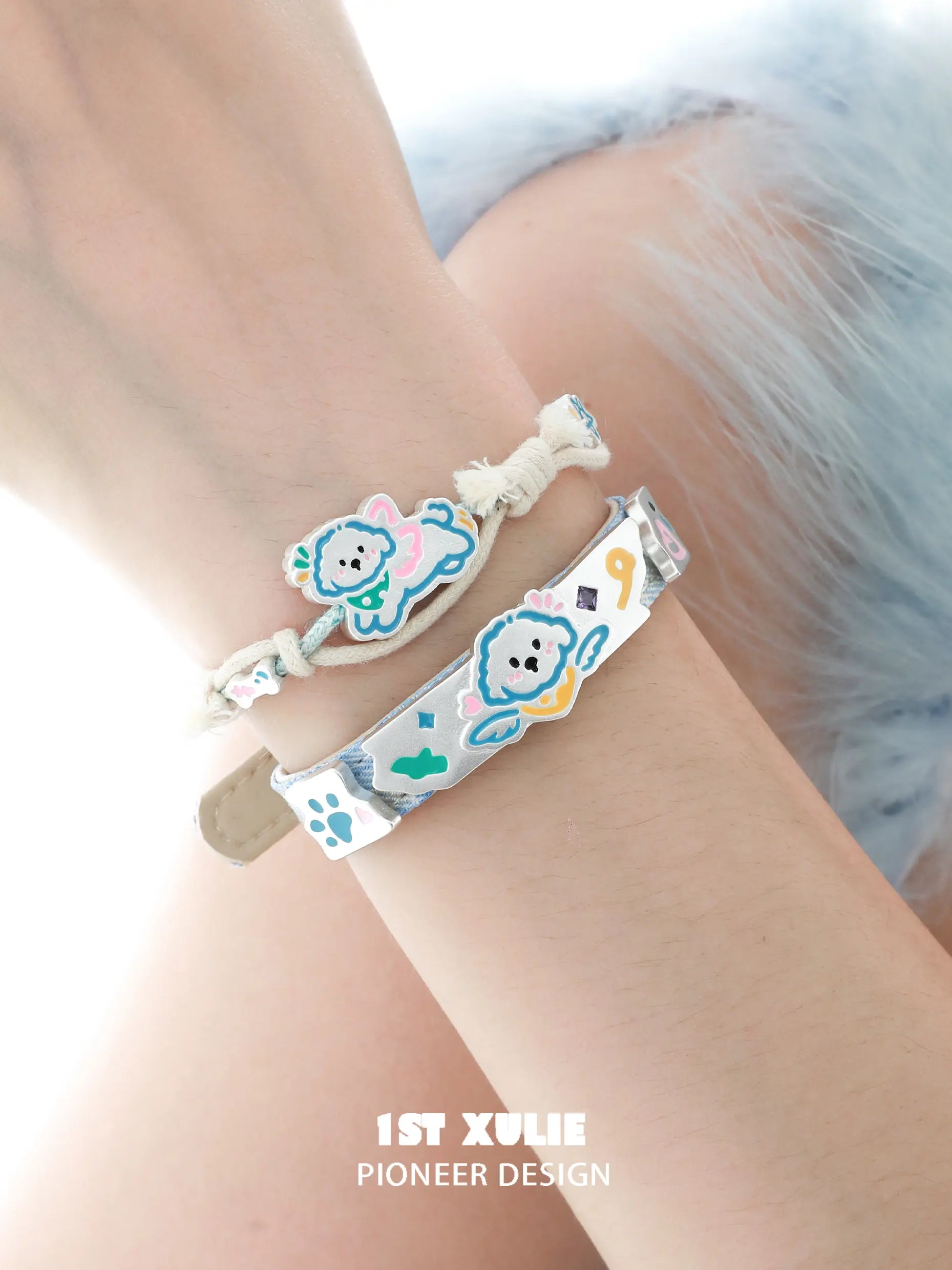 Angel Cuties Handwoven Cotton Rope Bracelet - Boho Chic Adjustable Wristband for Women | Perfect for Beach, Festival, and Everyday Wear
