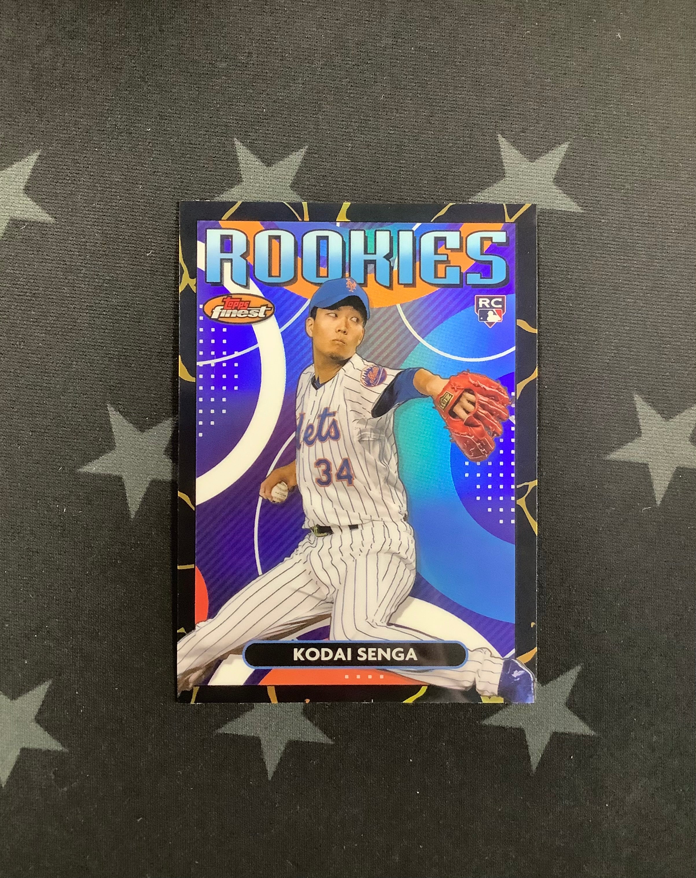2023 Topps Finest Rookies Kodai Senga Kintsukuroi Black Gold #FRD 4 - Premium Baseball Trading Card for Collectors & Investors