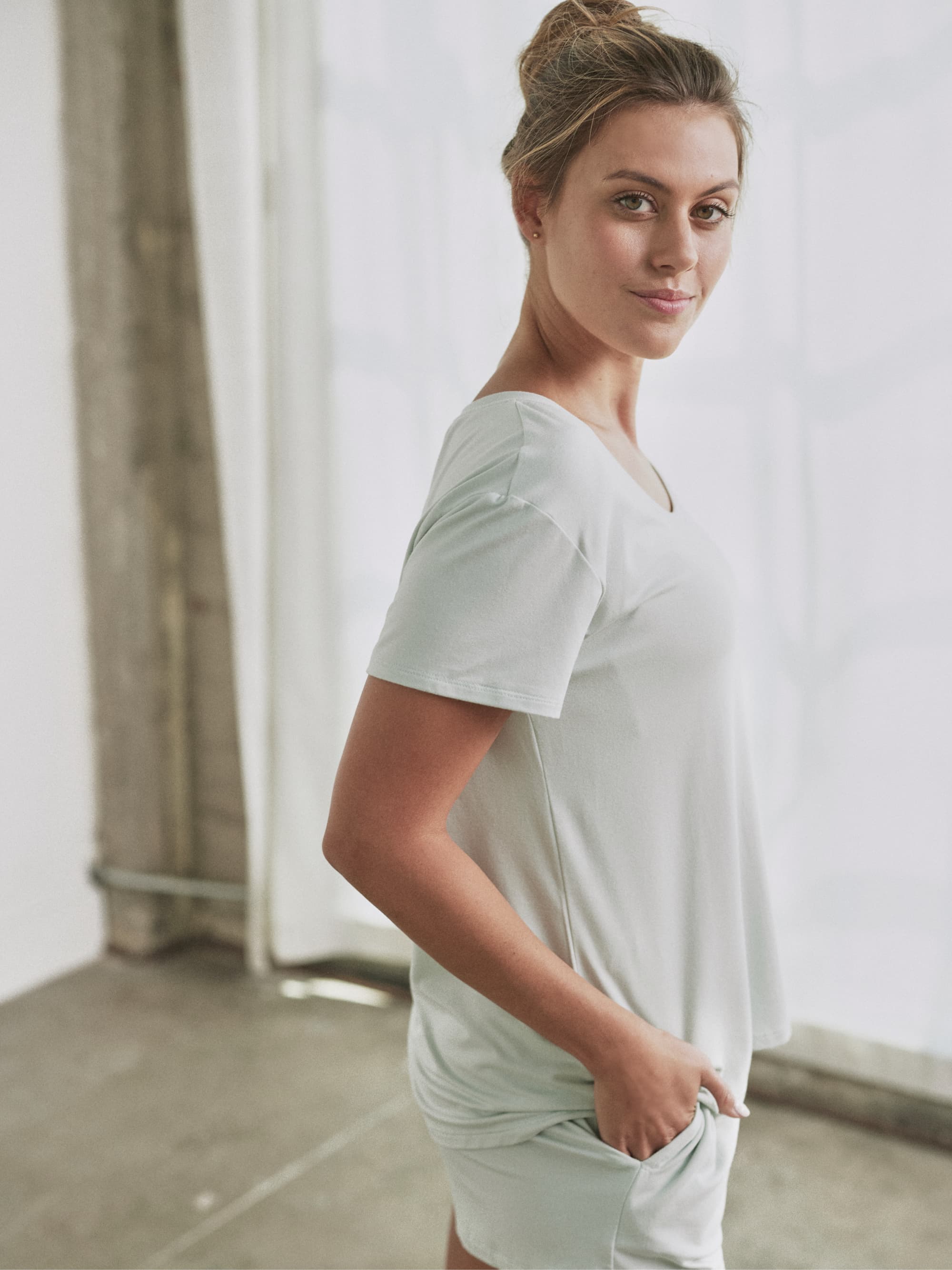 Soft & Breathable Modal Pajama Tee for Women - Comfortable Sleepwear & Lounge Shirt for Nighttime Relaxation & Cozy Evenings at Home