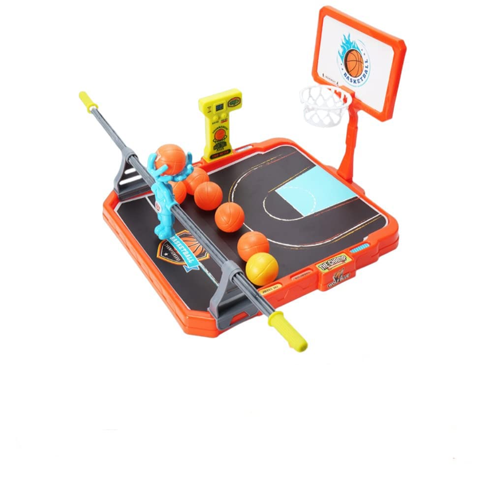 JAOCDOEN Mini Finger Basketball Table Game for Kids - Interactive Educational Sports Toy with Timer - Fun Indoor Activity for Family & Party Games